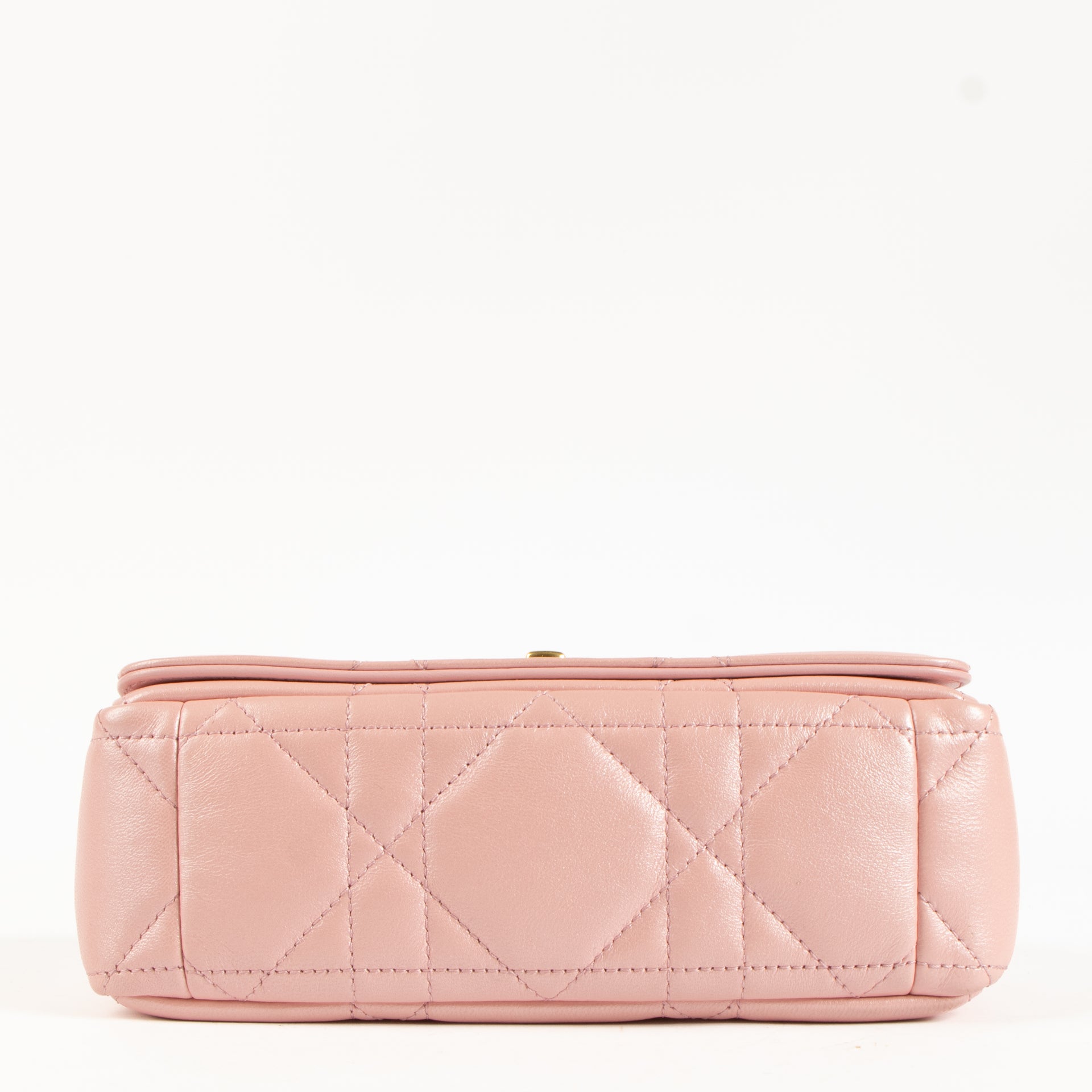 Shop the authentic Christian Dior Pearly Pink Cannage Small Caro Bag on Labellov.com !