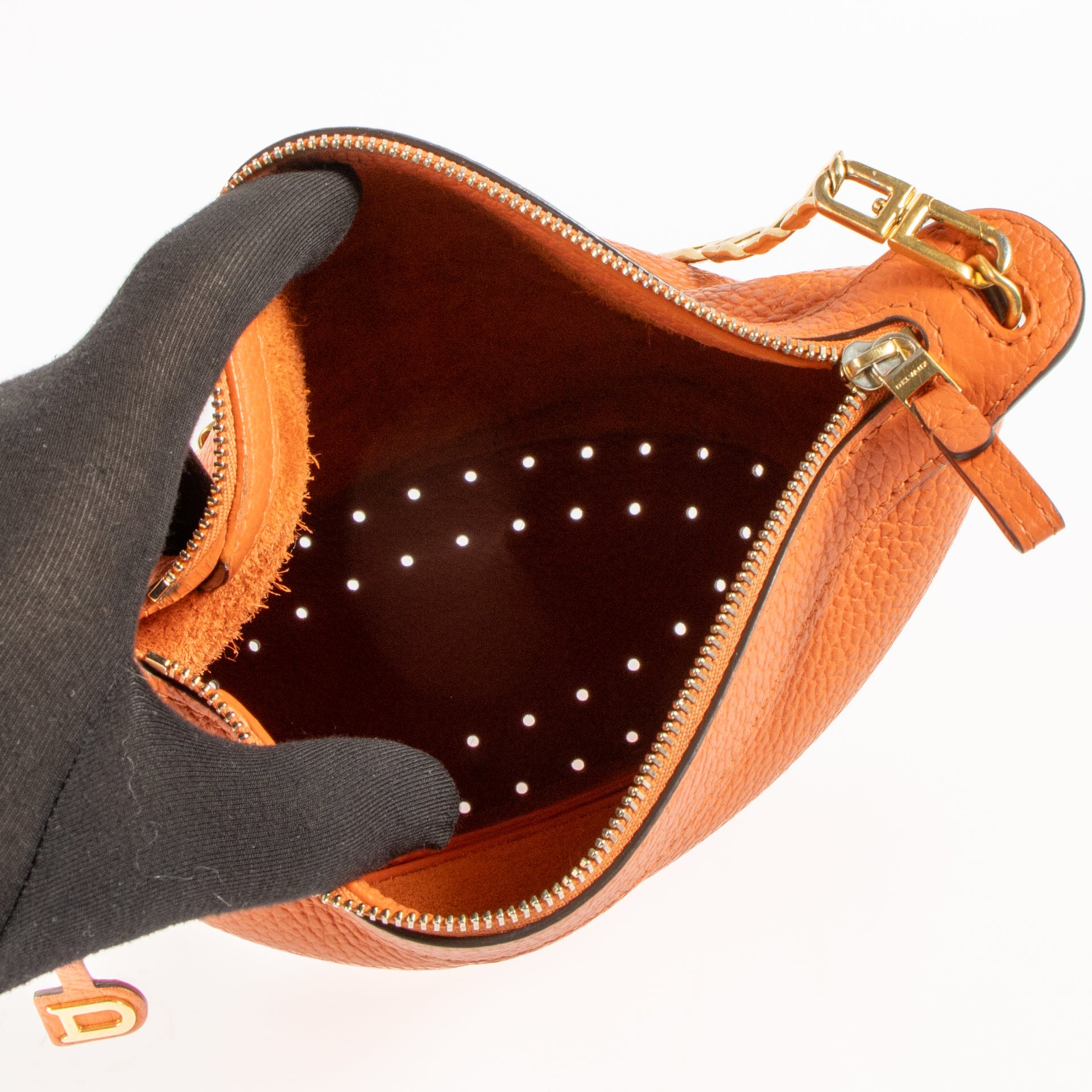 Delvaux Clementines Taurillon Soft Pin Twist Bag