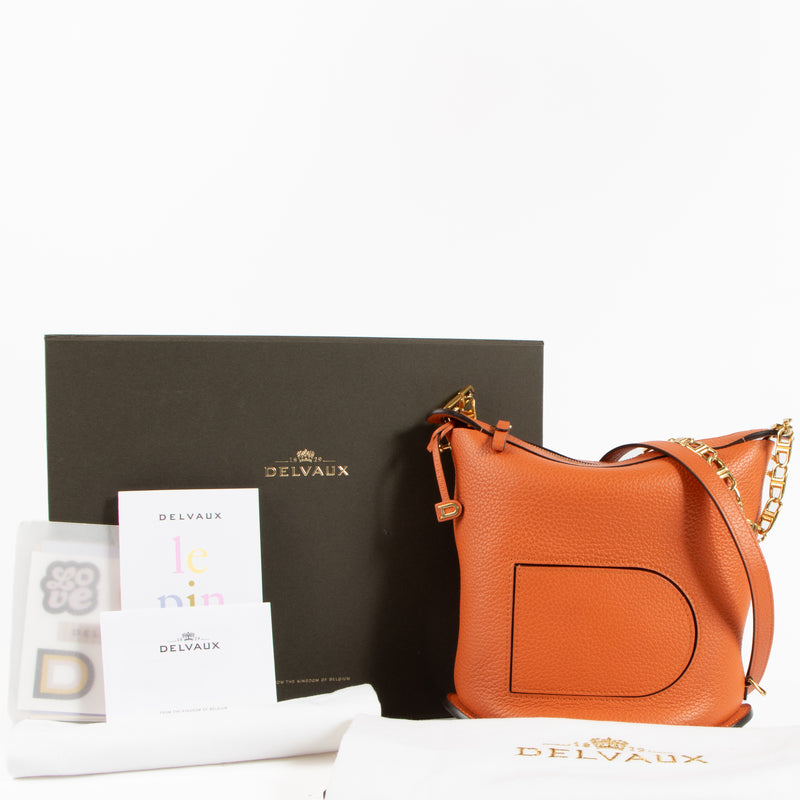 Delvaux Clementines Taurillon Soft Pin Twist Bag