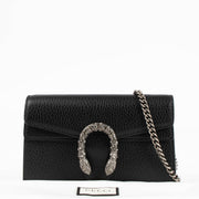 Shop the authentic Gucci Black Mini Dionysus Crossbody Bag second hand on Labellov.com