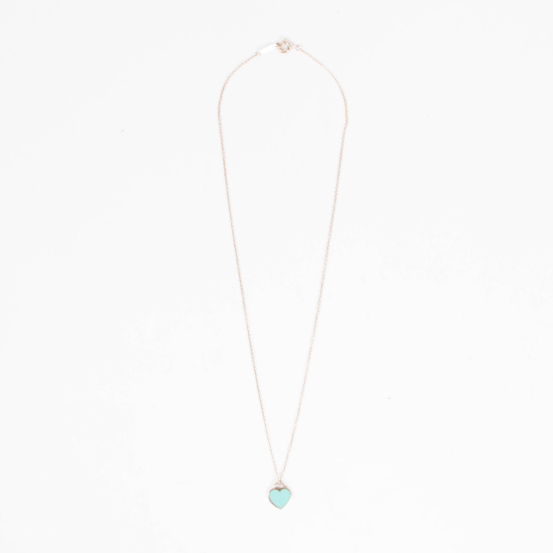 Tiffany & Co. Return To Tiffany™ Sterling Silver Small Heart Tag Necklace