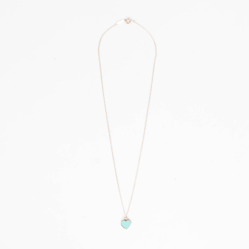 Tiffany & Co. Return To Tiffany™ Sterling Silver Small Heart Tag Necklace