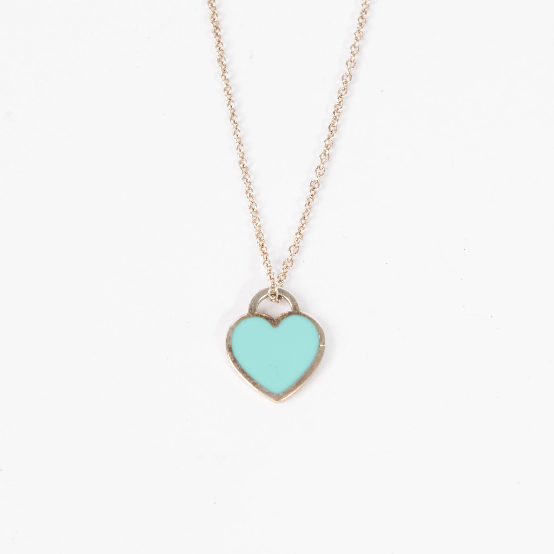 Tiffany & Co. Return To Tiffany™ Sterling Silver Small Heart Tag Necklace