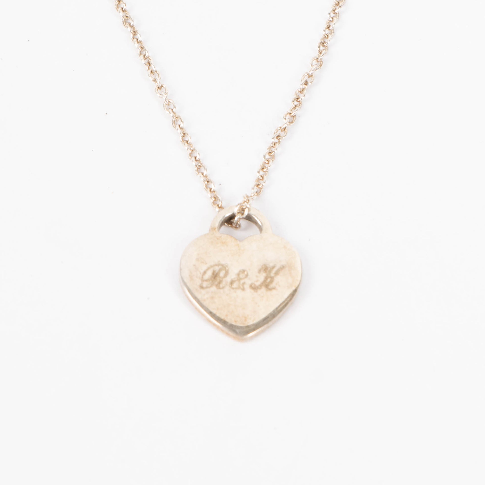 Tiffany & Co. Return To Tiffany™ Sterling Silver Small Heart Tag Necklace