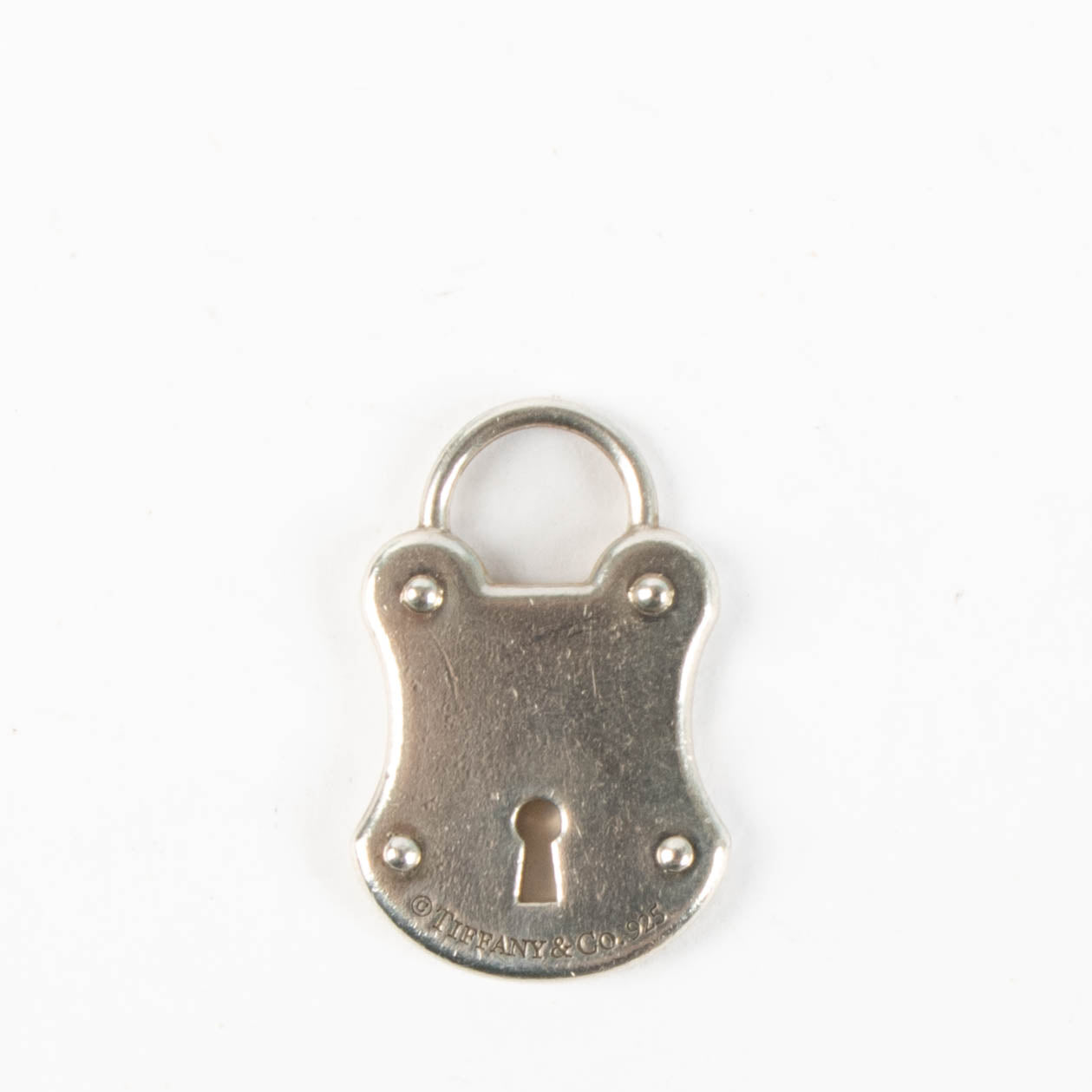 Pendentif cadenas en argent sterling avec diamants Tiffany & Co.