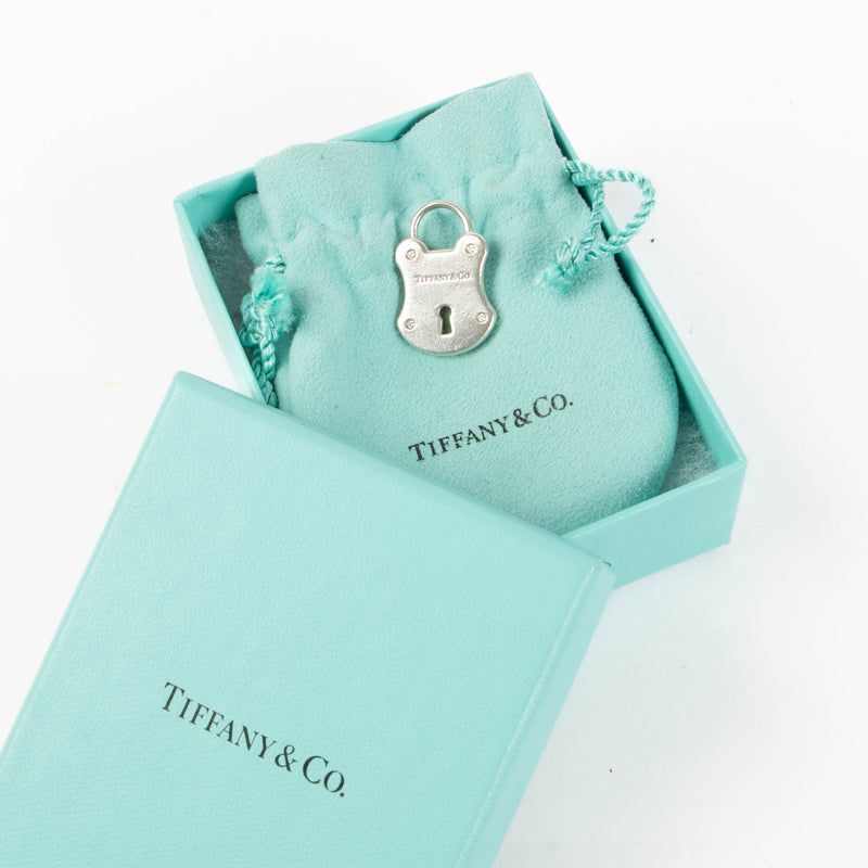 Tiffany & Co. Diamonds Sterling Silver Lock Pendant