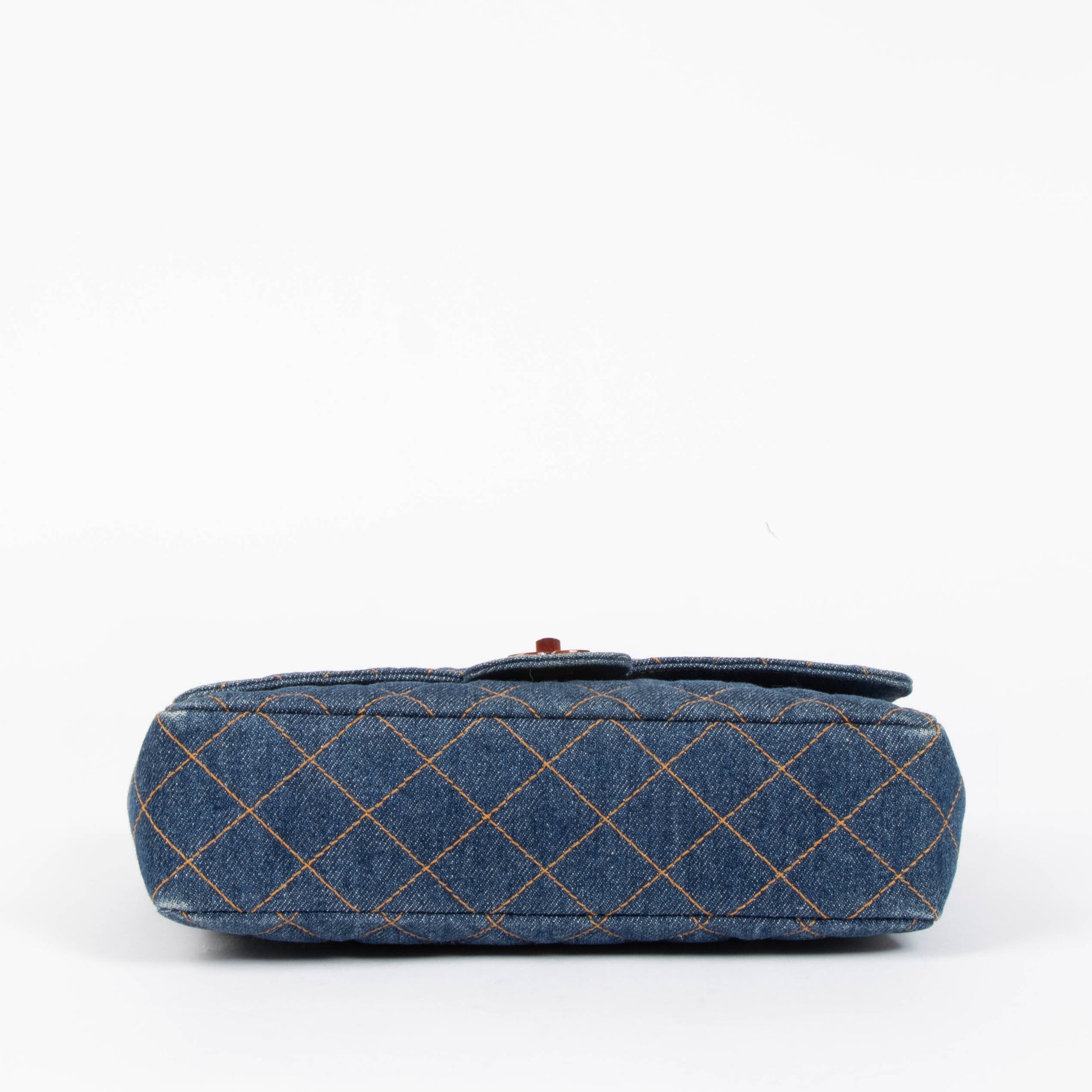 Chanel Vintage Quilted Denim Flap Bag