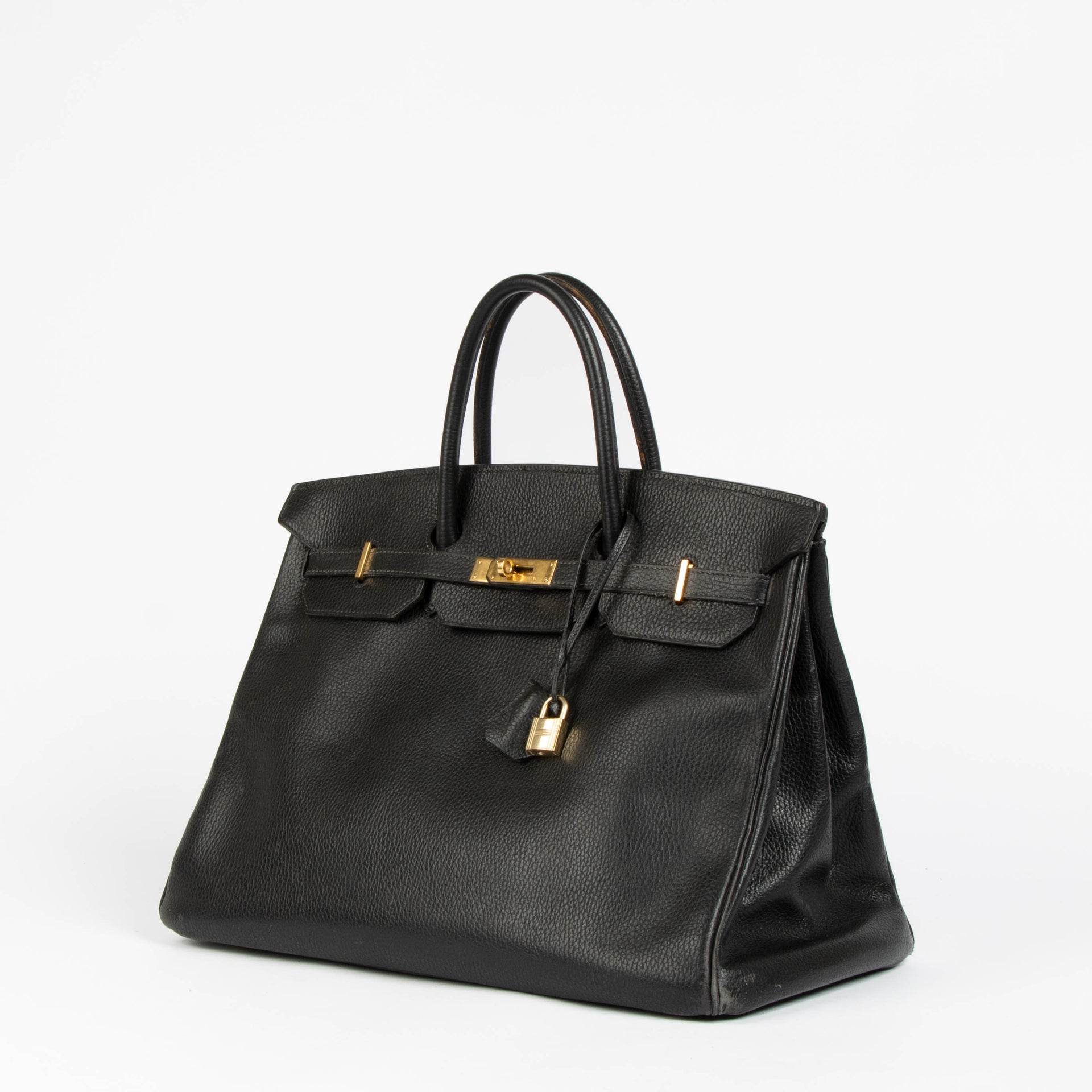 Hermès Birkin 40 Black Ardennes GHW