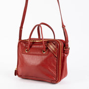 Shop authentic Balenciaga Red Blanket Square S Bag on Labellov.com.