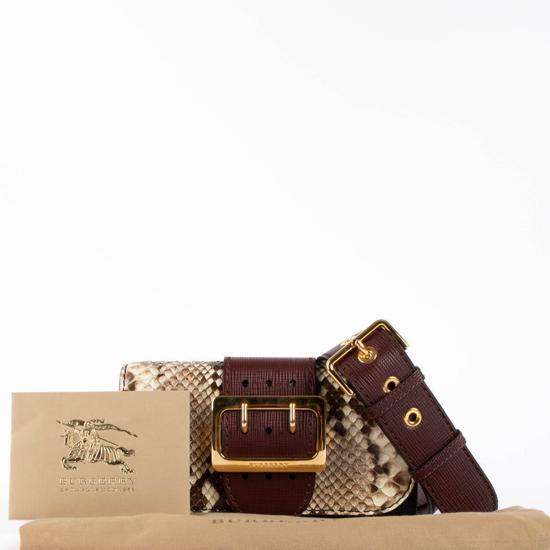 Shop this authentic Burberry Python Small Madison bag pre-loved on Labellov.com 