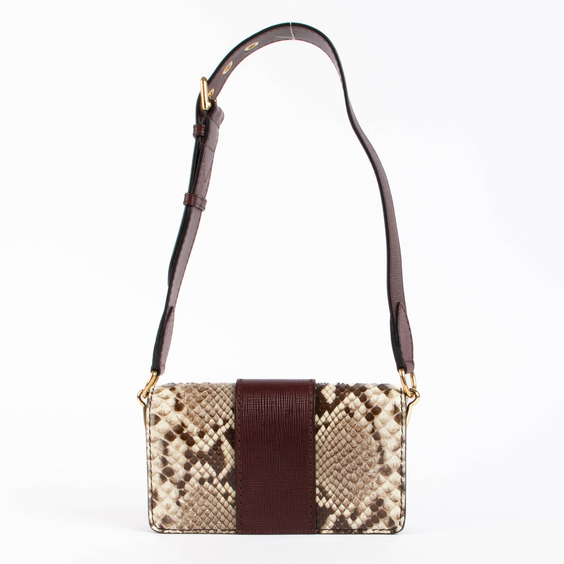 Shop this authentic Burberry Python Small Madison bag pre-loved on Labellov.com 