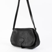 Shop this authentic Prada Black Vintage Messenger Bag pre-loved on Labellov.com 