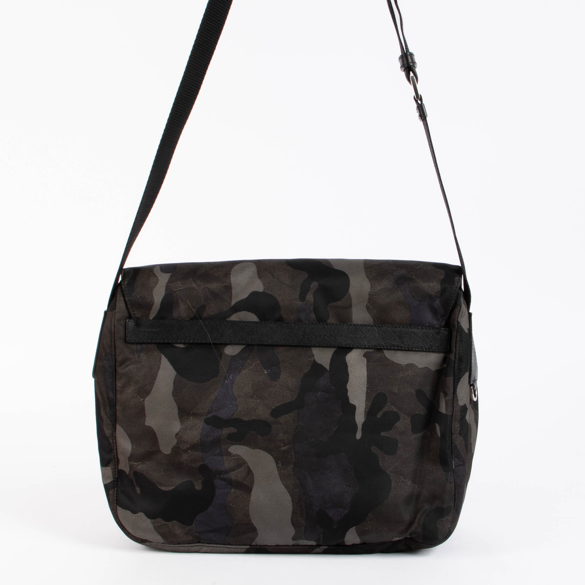 Shop authentic Prada Camouflage Nylon Messenger Bag on Labellov.com.