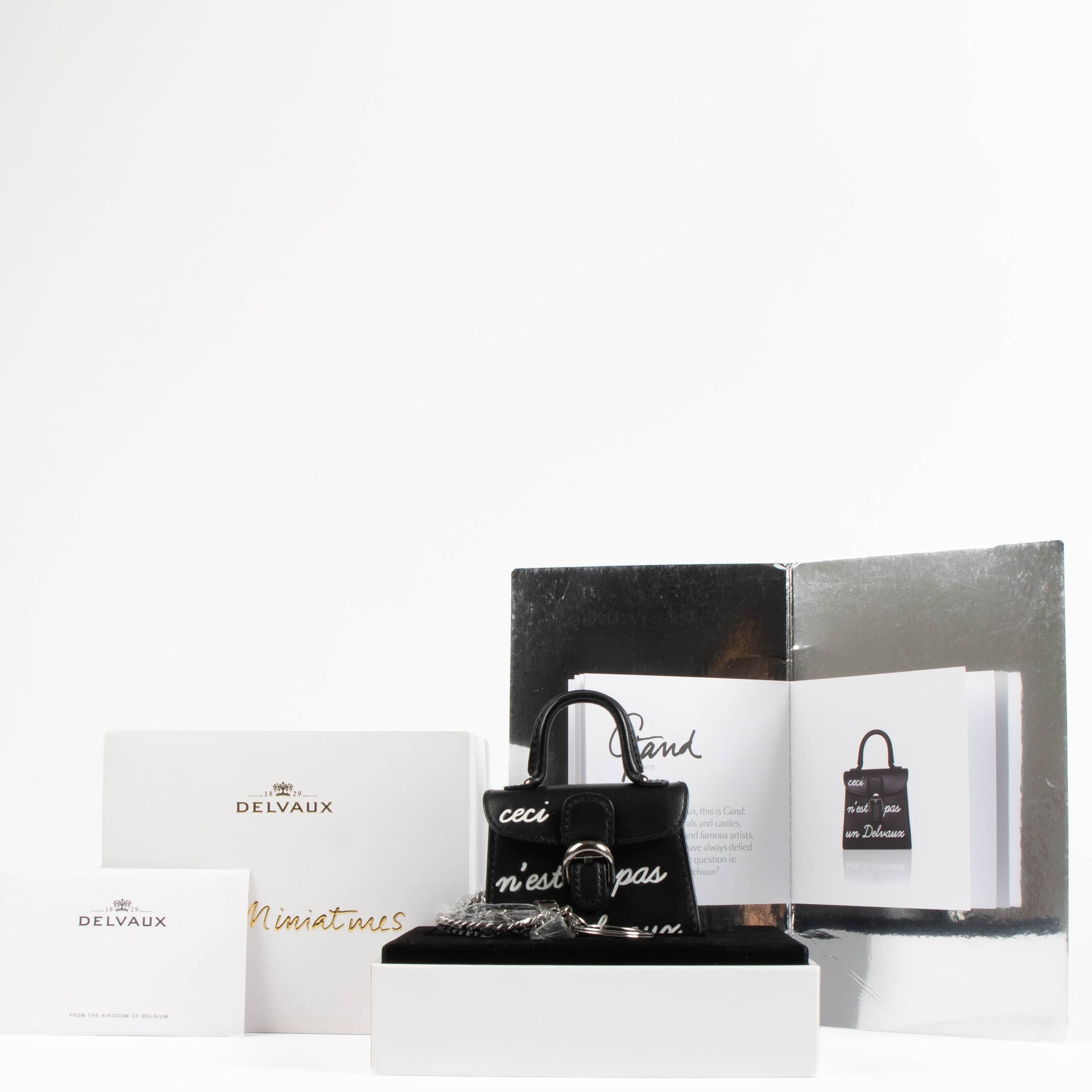 Delvaux Black Brillant L'Humour Charms