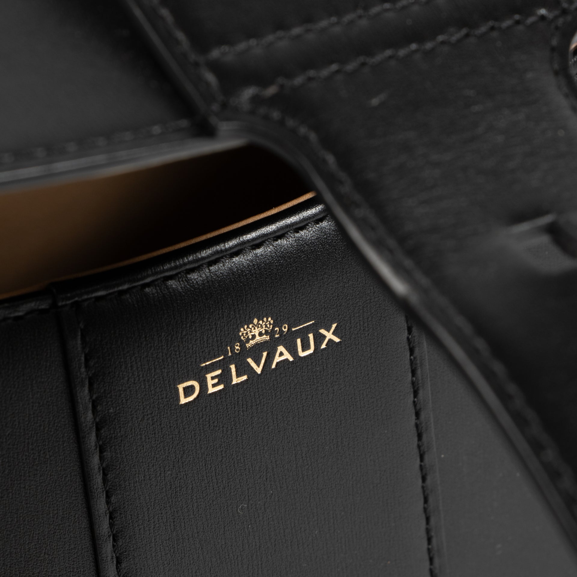 Delvaux Black Box Calf Brillant Mini Bag