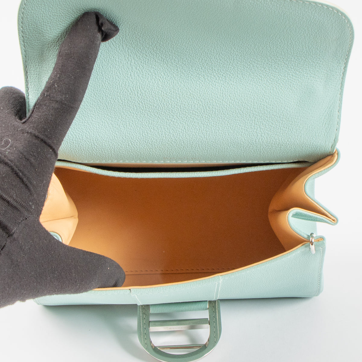 Shop the 100% authentic Delvaux Lagon Rodeo Calf Brillant Mini Bag second hand on Labellov.com!
