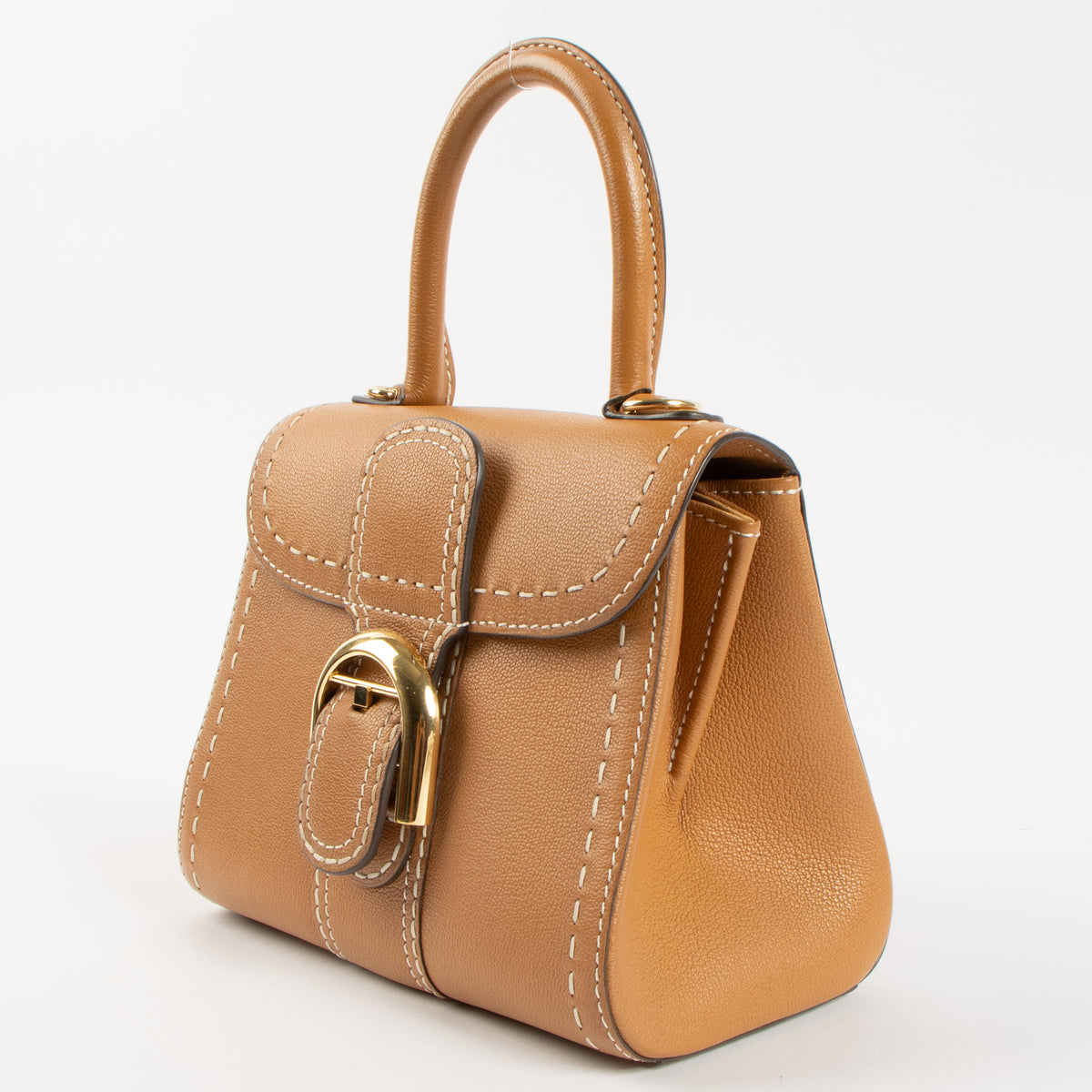 Shop the authentic Delvaux Vegetal Rodeo Calf Brillant Mini Bag second hand on Labellov.com!