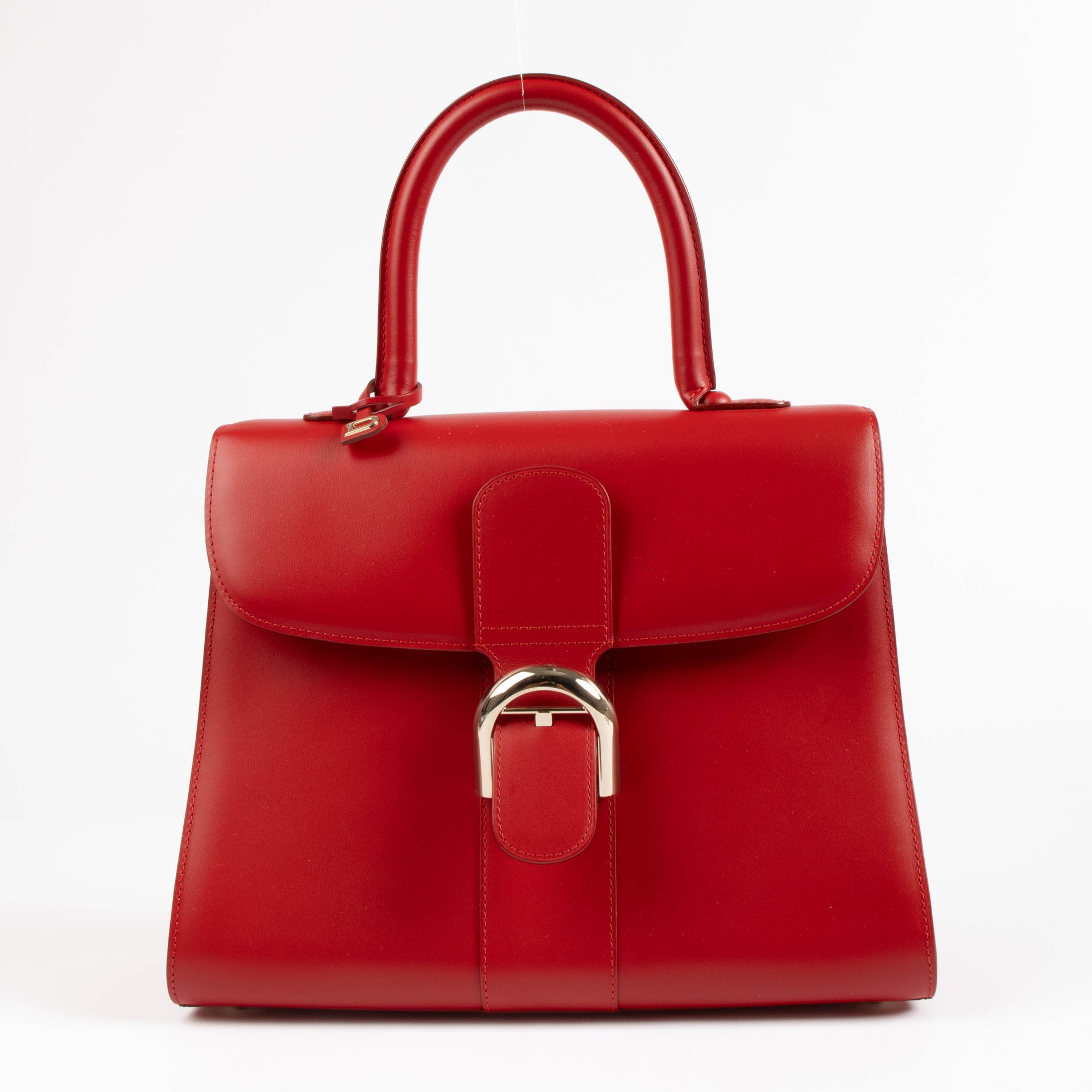 Delvaux Lipstick Box Calf Brillant MM Bag