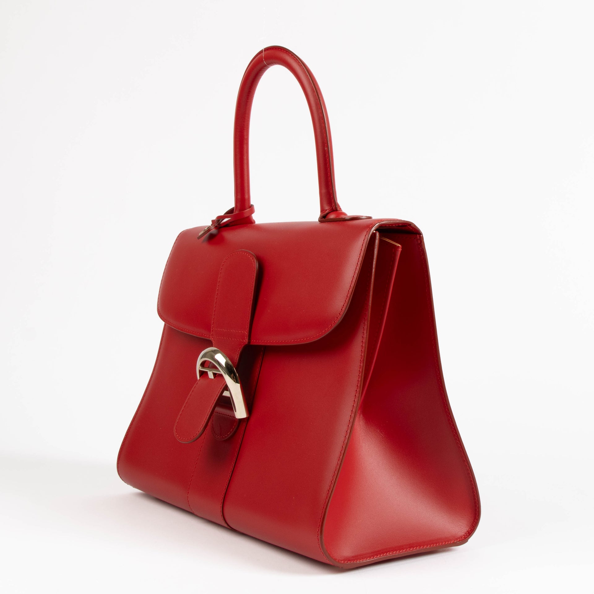 Delvaux Lipstick Box Calf Brillant MM Bag