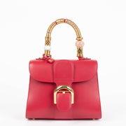 Shop this 100% authentic Delvaux Framboise Box Calf Brillant Mini Jaipur at Labellov.com