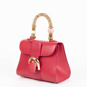 Shop this 100% authentic Delvaux Framboise Box Calf Brillant Mini Jaipur at Labellov.com