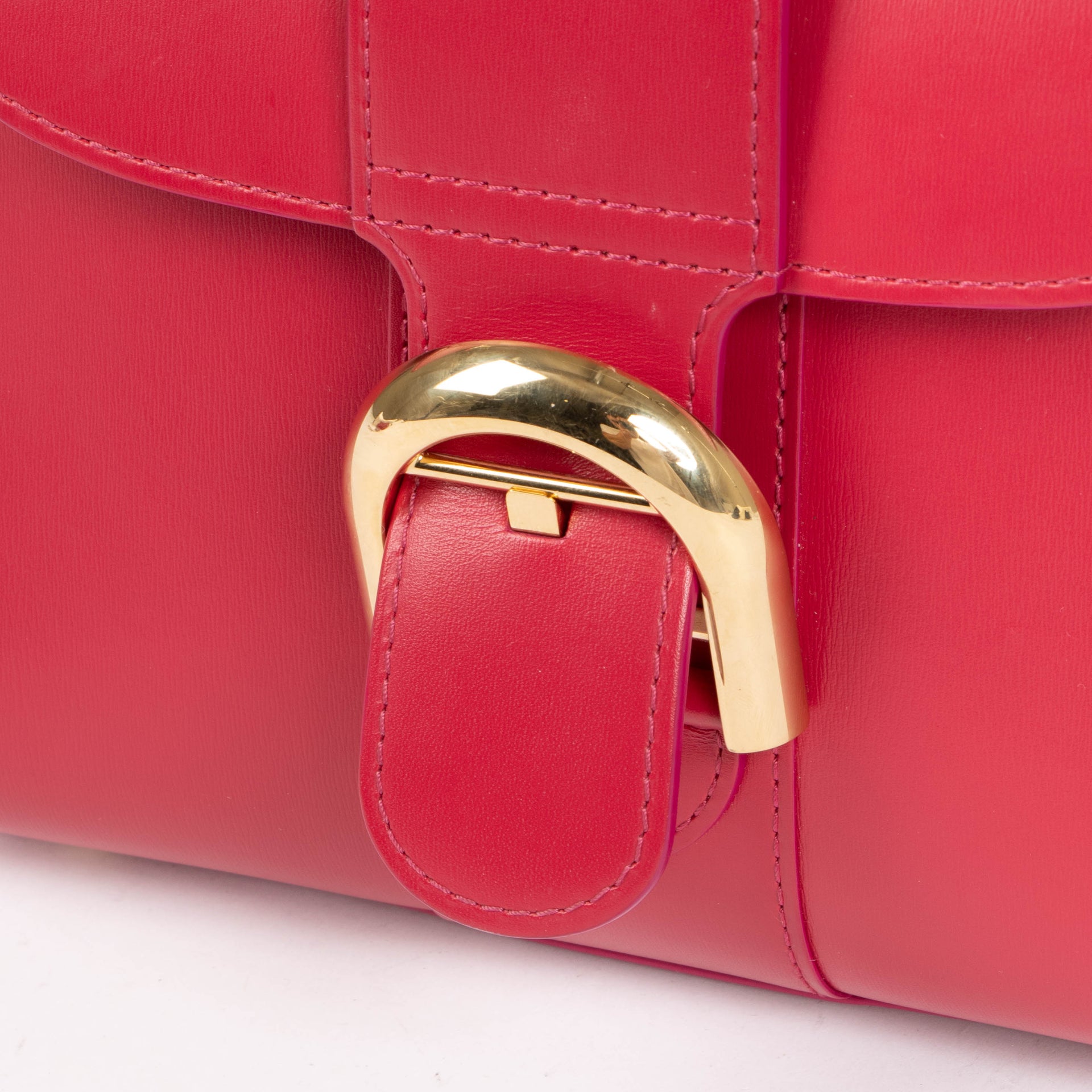 Shop this 100% authentic Delvaux Framboise Box Calf Brillant Mini Jaipur at Labellov.com