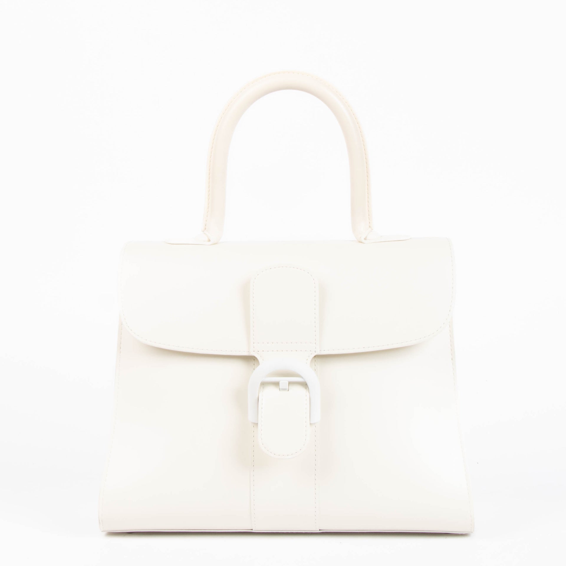 Delvaux Ivory Box Calf Brillant MM