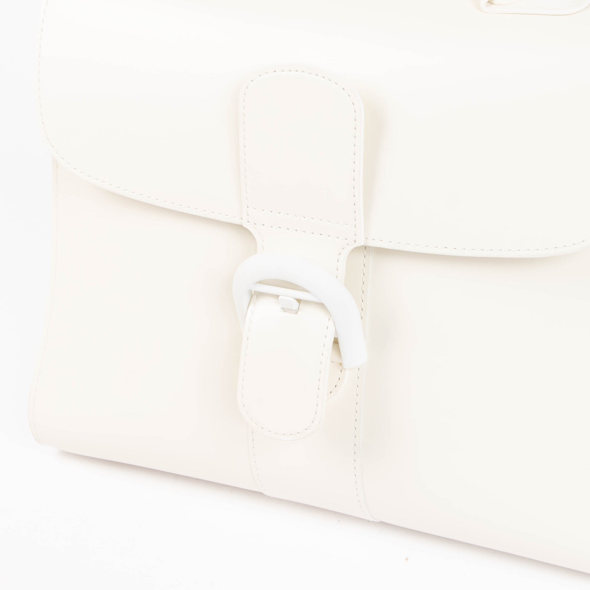 Delvaux Ivory Box Calf Brillant MM
