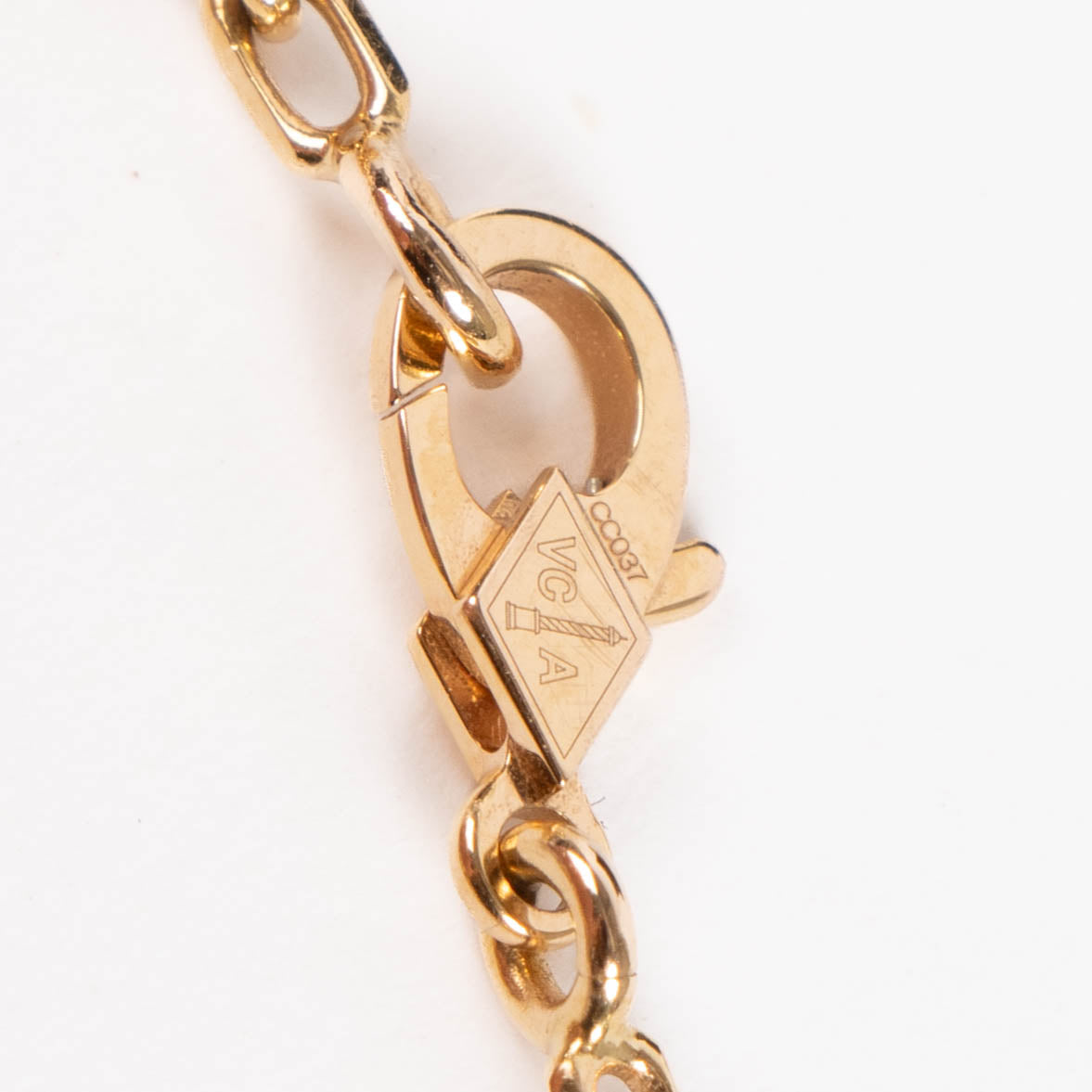 Van Cleef & Arpels Gold Vintage Alhambra 5 Motifs Bracelet