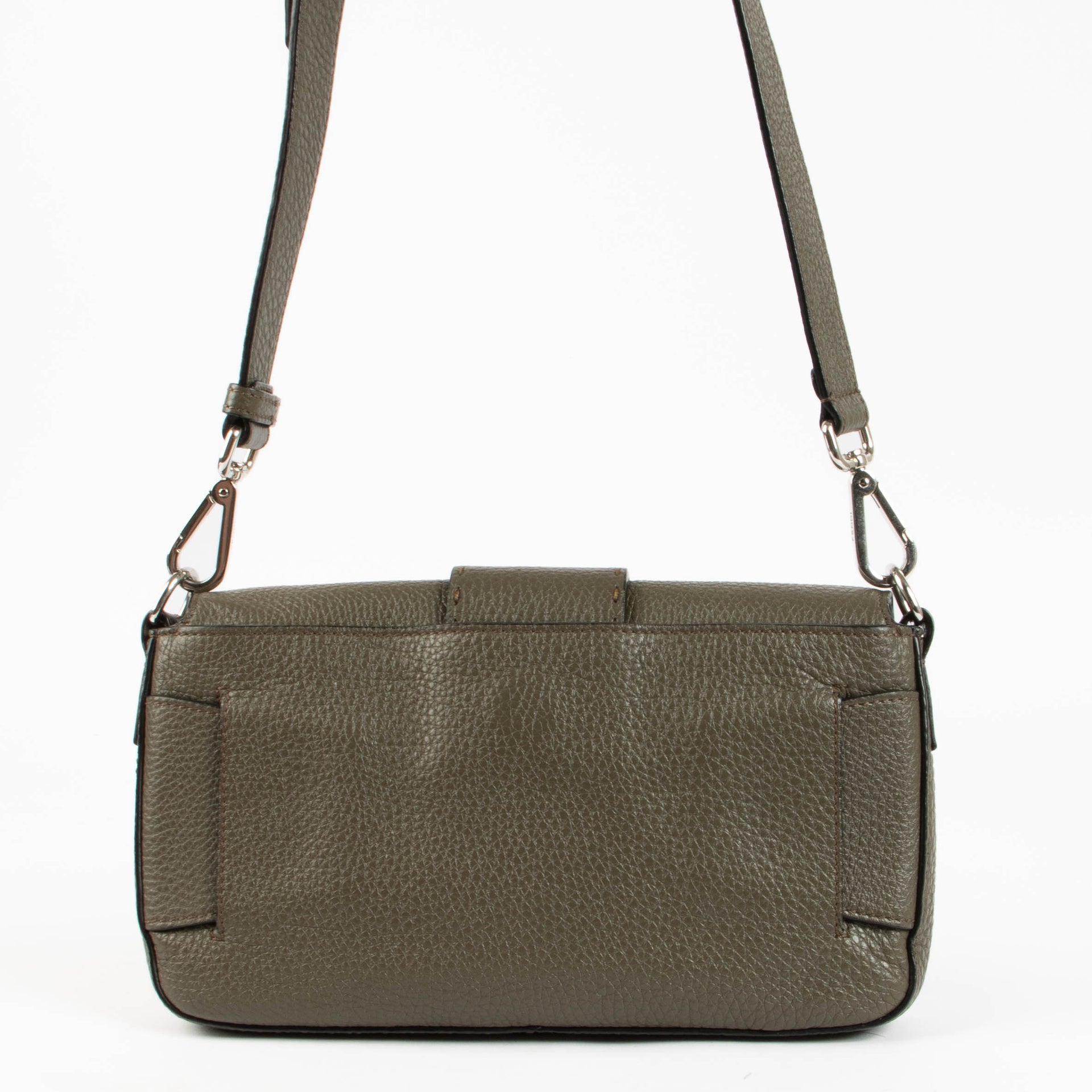 Shop this authentic Fendi Military Green Baguette Bag pre-loved on Labellov.com 