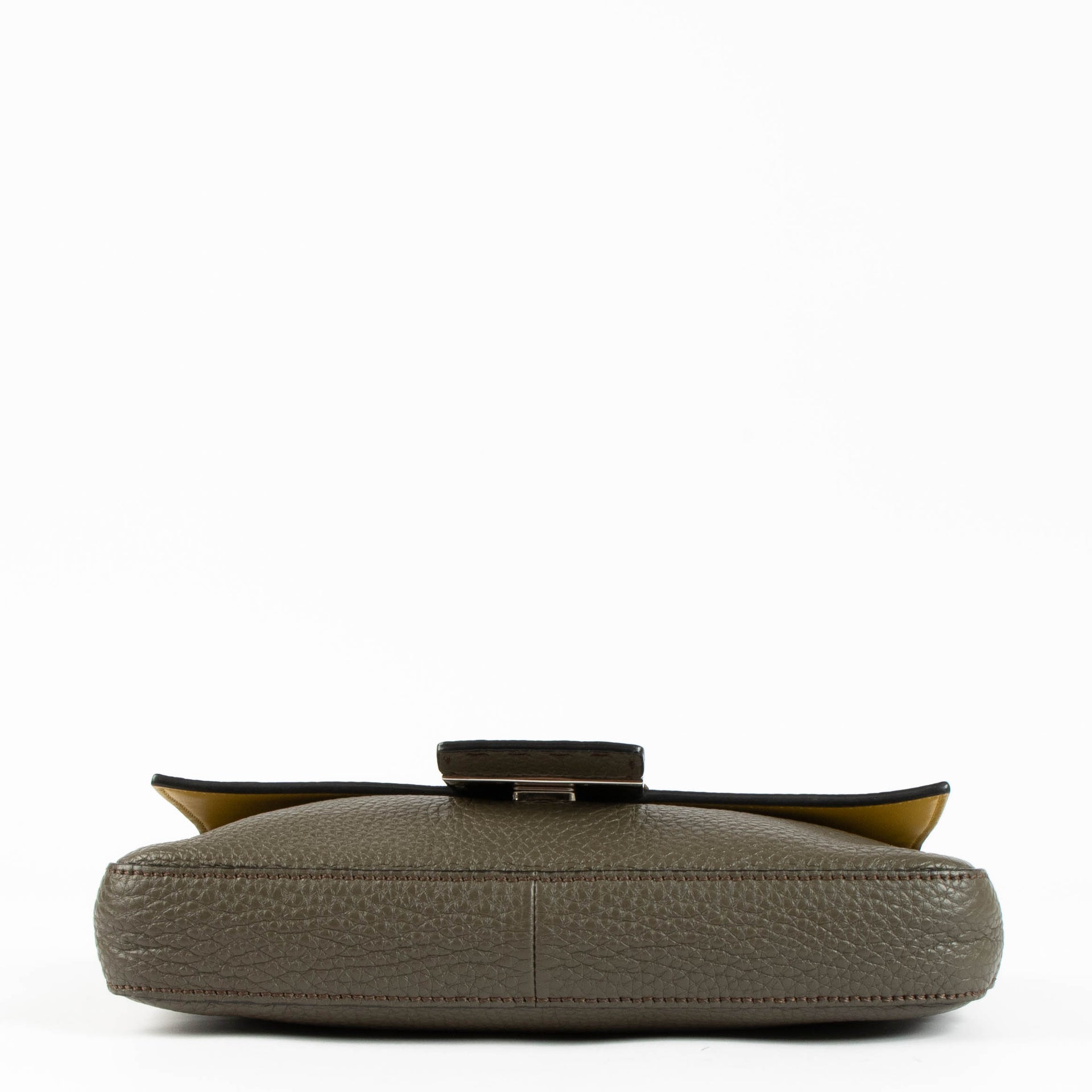 Shop this authentic Fendi Military Green Baguette Bag pre-loved on Labellov.com 