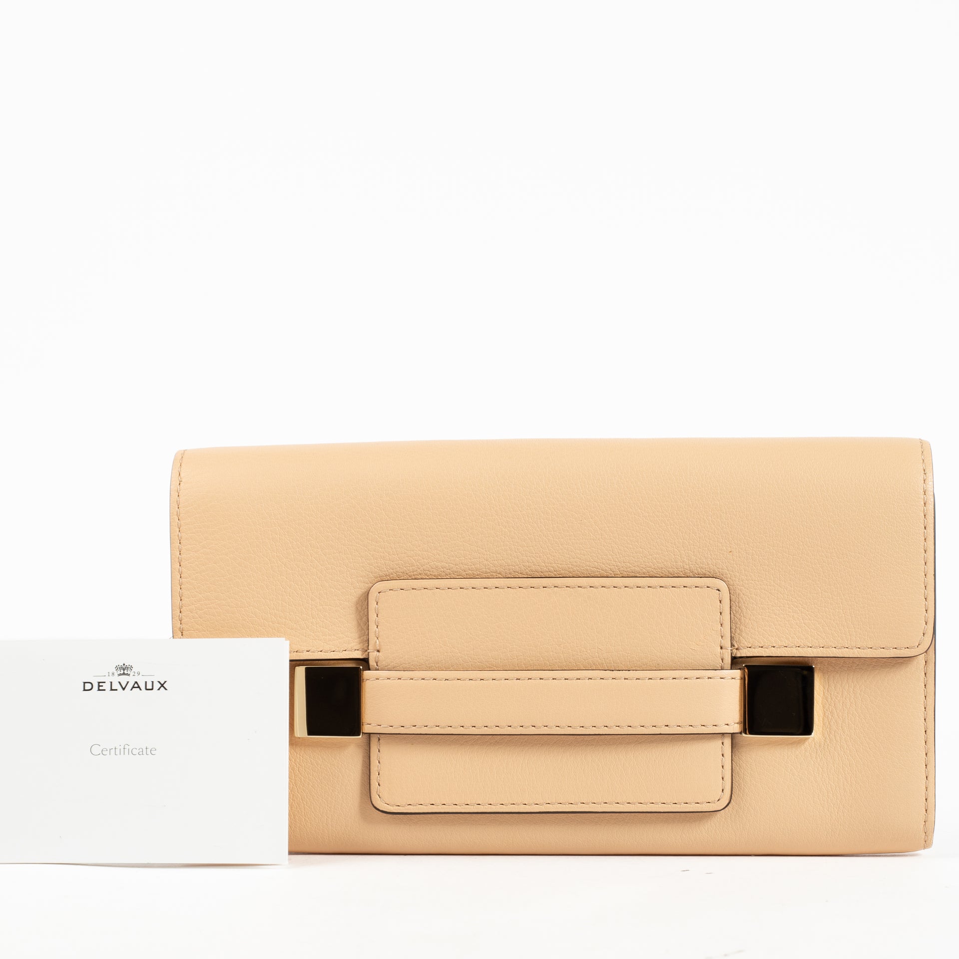 Shop the authentic Delvaux Beige Wallet on Labellov.com !