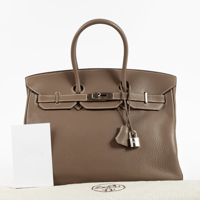 Hermès Birkin 35 Etoupe Togo PHW