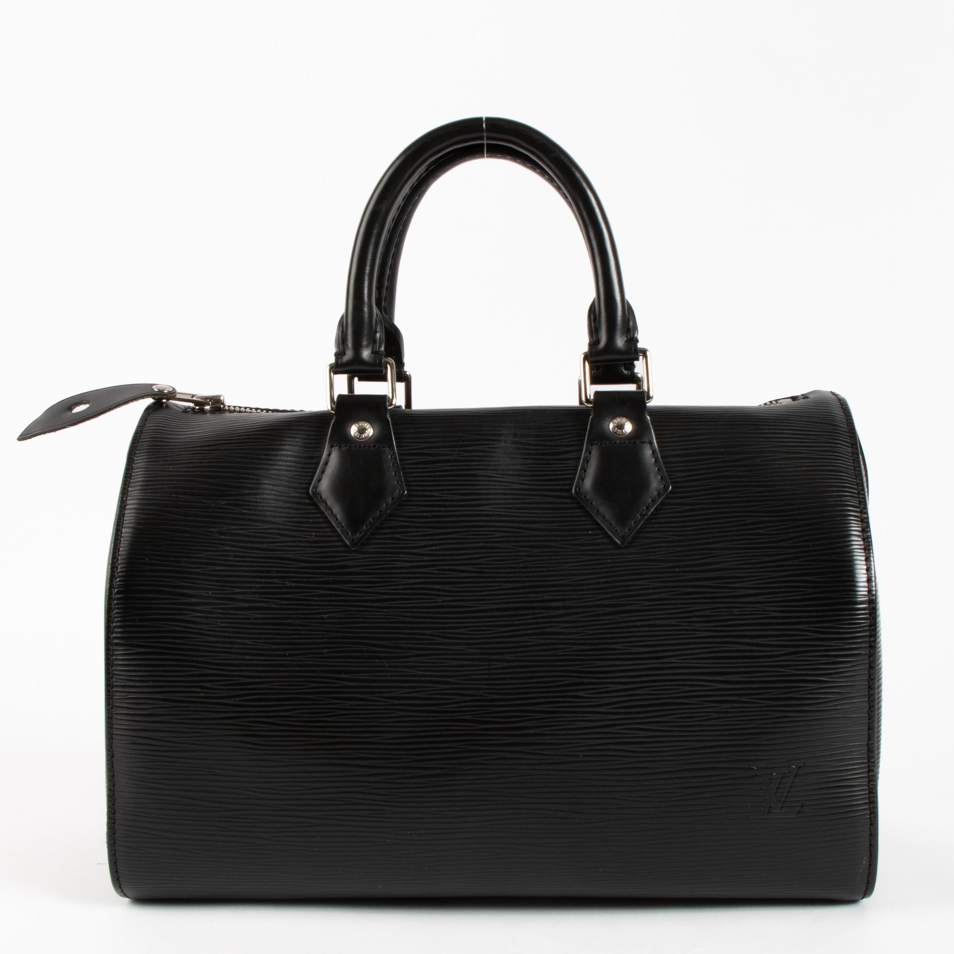 Louis Vuitton Black Epi Leather Speedy 25 Bag