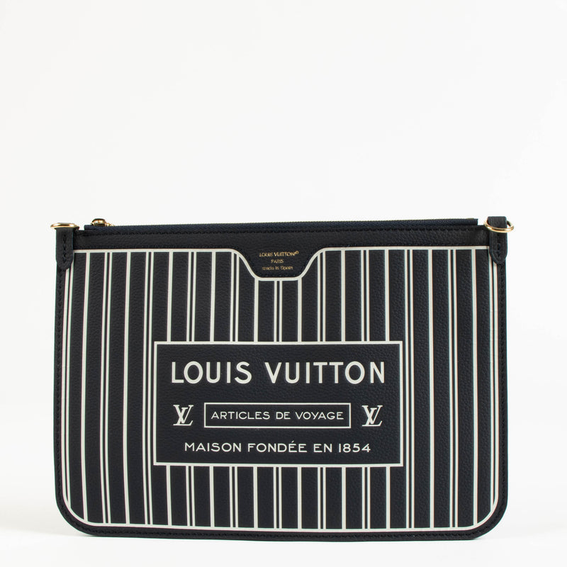 Louis Vuitton Navy Neverfull Inside Out Pouch