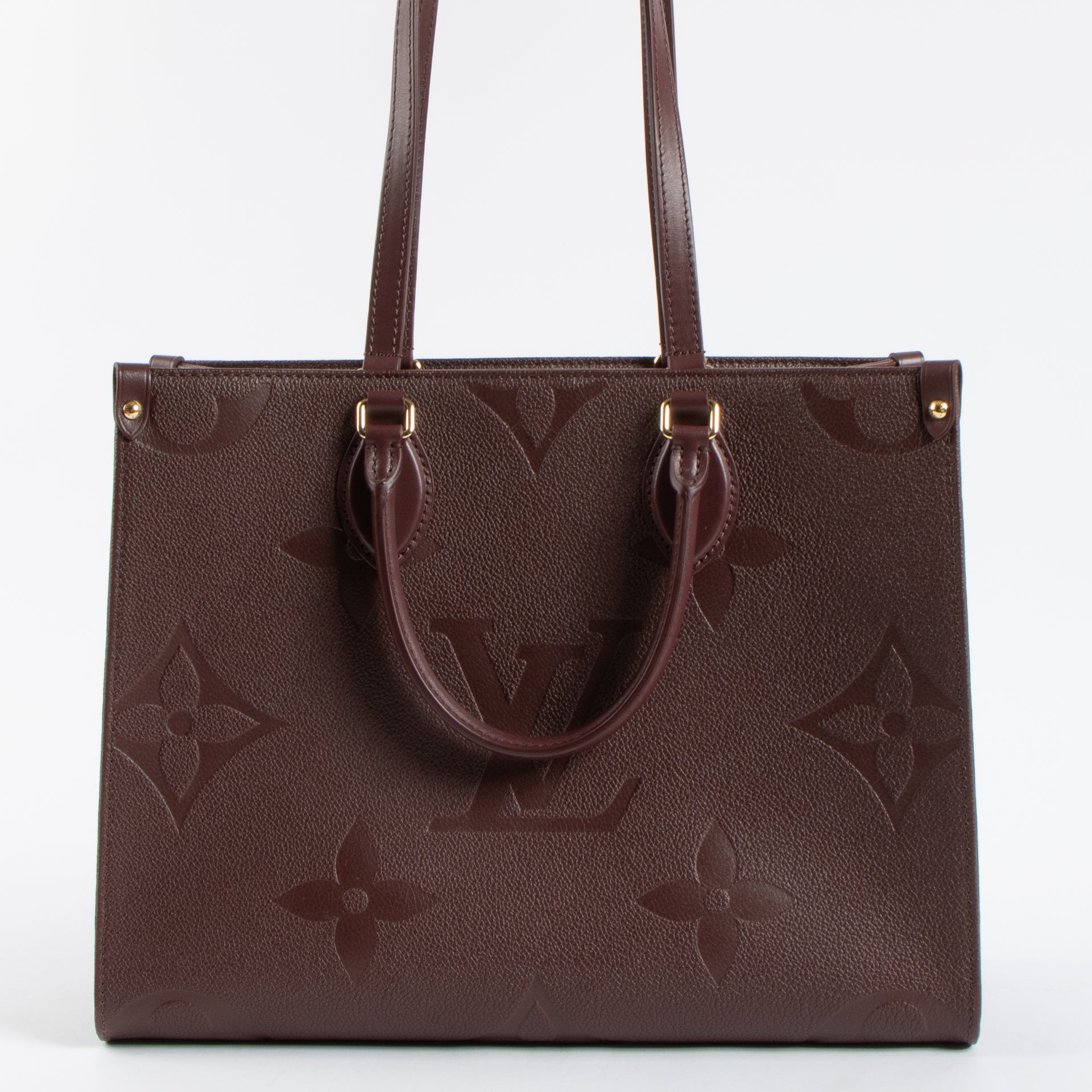 Louis Vuitton Wine Monogram Empreinte Onthego MM Bag