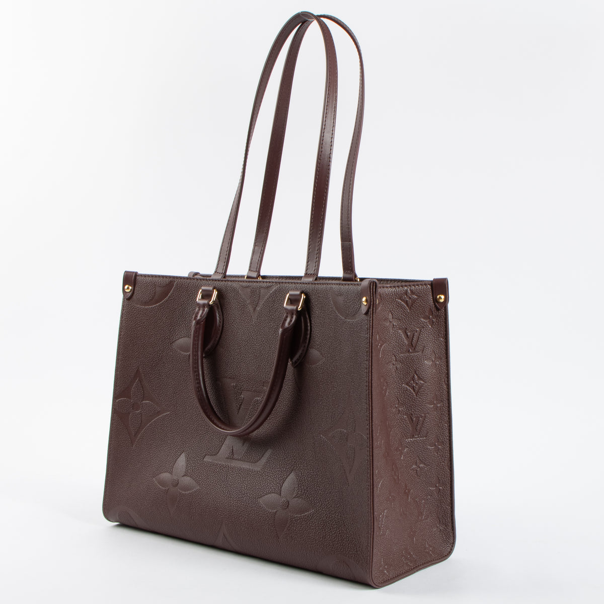 Louis Vuitton Wine Monogram Empreinte Onthego MM Bag