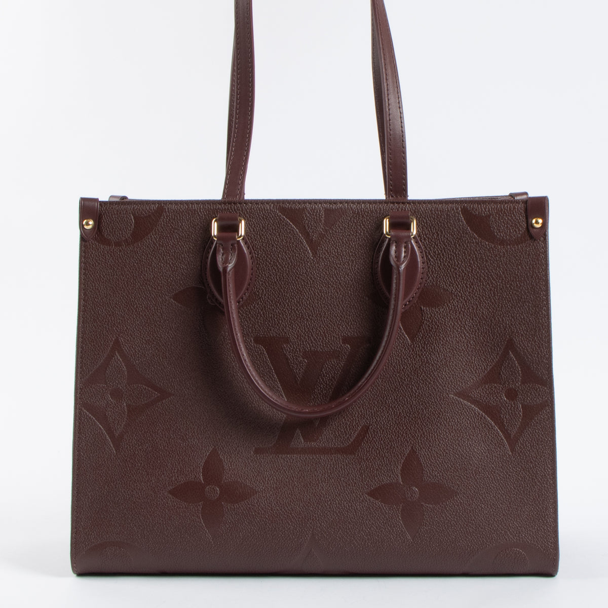 Louis Vuitton Wine Monogram Empreinte Onthego MM Bag