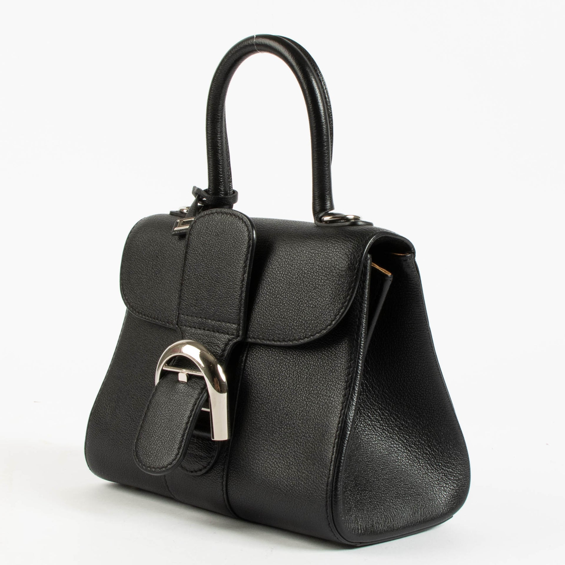 Delvaux Black Rodeo Calf Brillant Mini Bag
