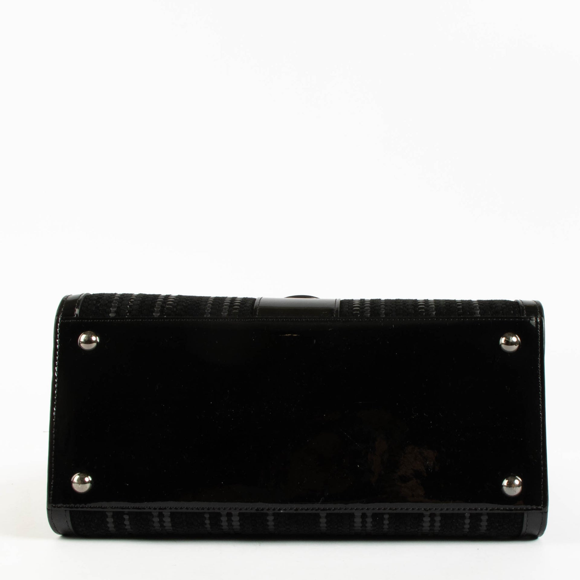 Delvaux Black Toile de Cuir Brillant MM Bag