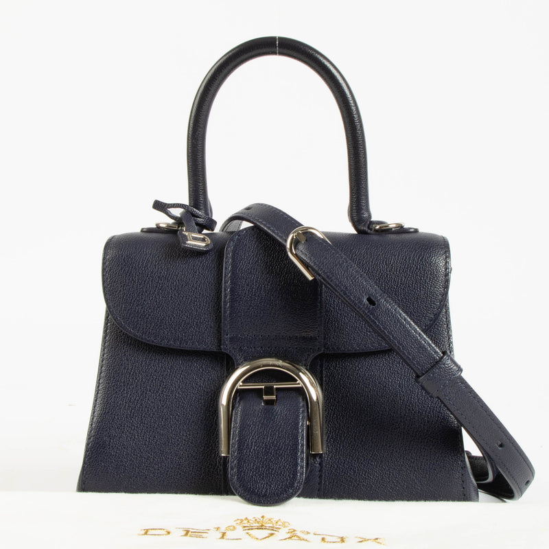 Delvaux Navy Rodeo Calf Brillant Mini Bag