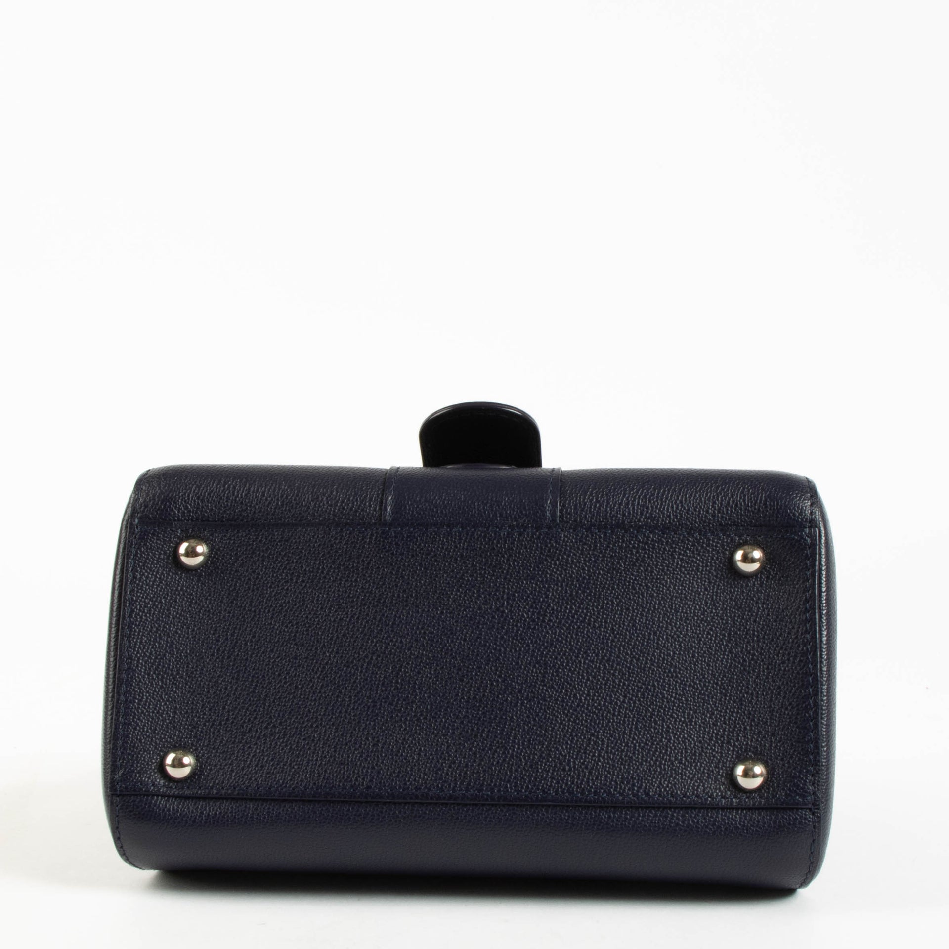Delvaux Navy Rodeo Calf Brillant Mini Bag