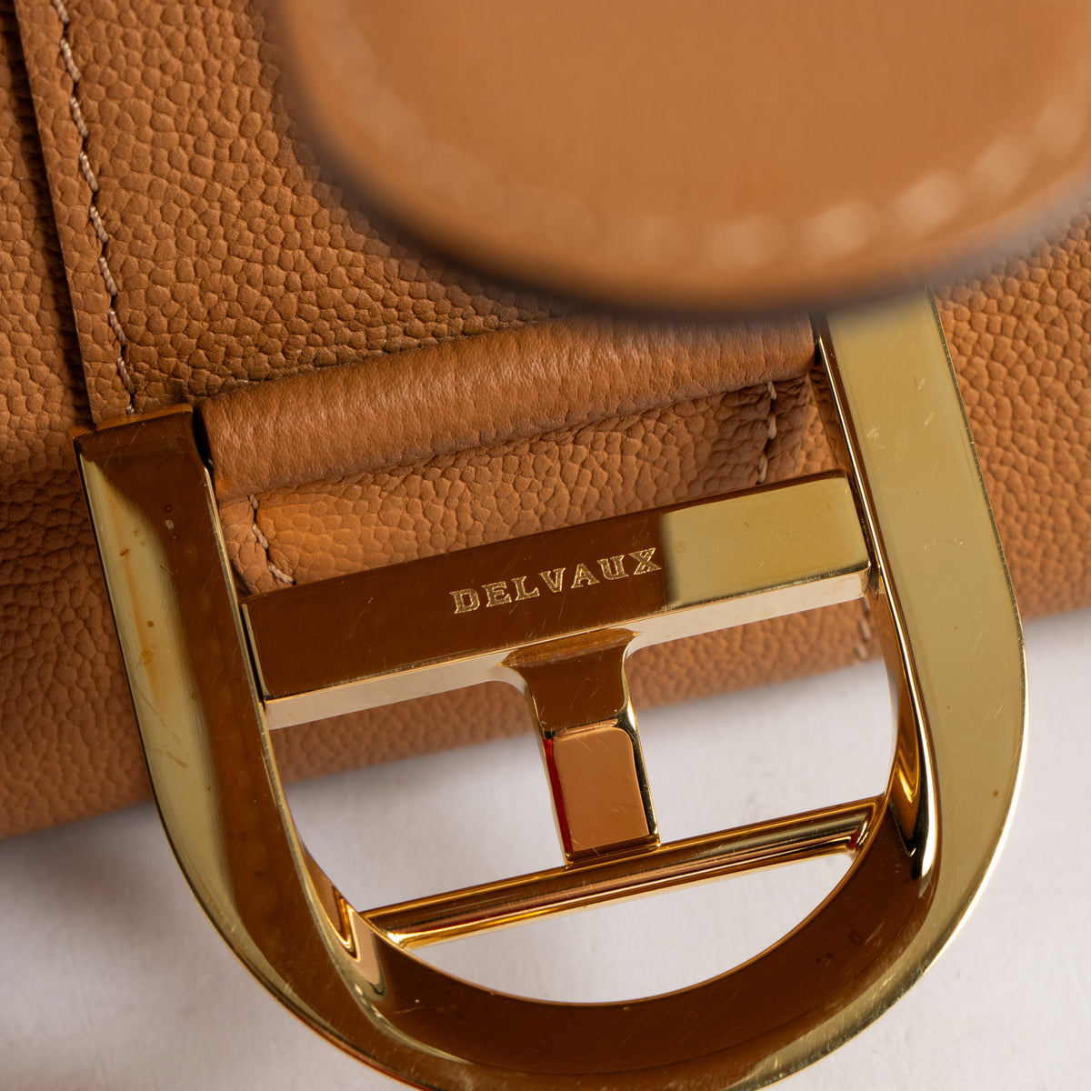 Shop this authentic luxury Delvaux Vegetal Rodeo Calf Brillant Mini Bag Pre-Loved on Labellov.com