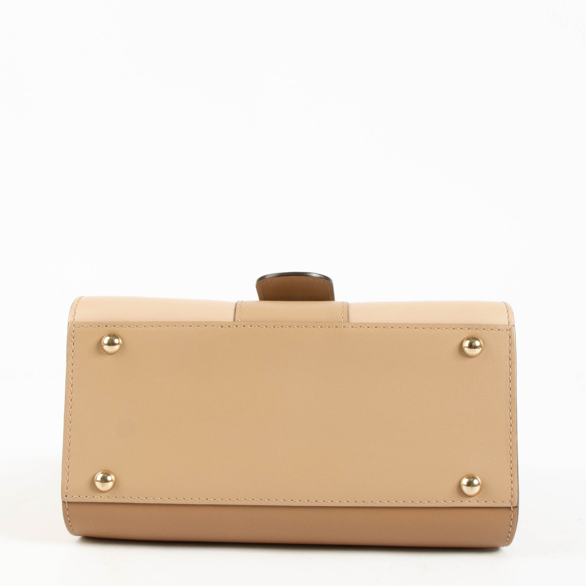 Delvaux Nude Camaieux Box Calf Brillant Mini