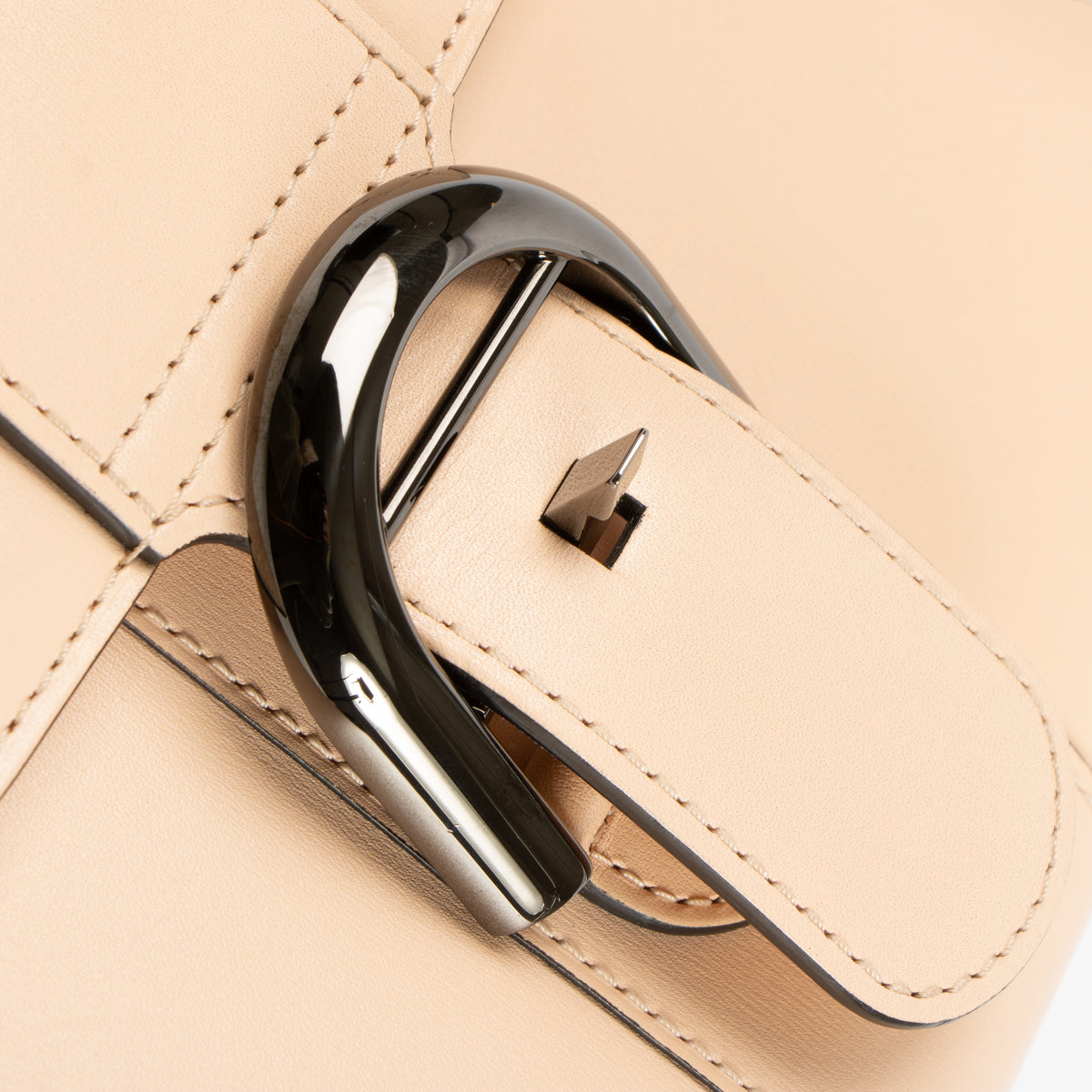 Delvaux Nude Box Calf Brillant Mini Bag