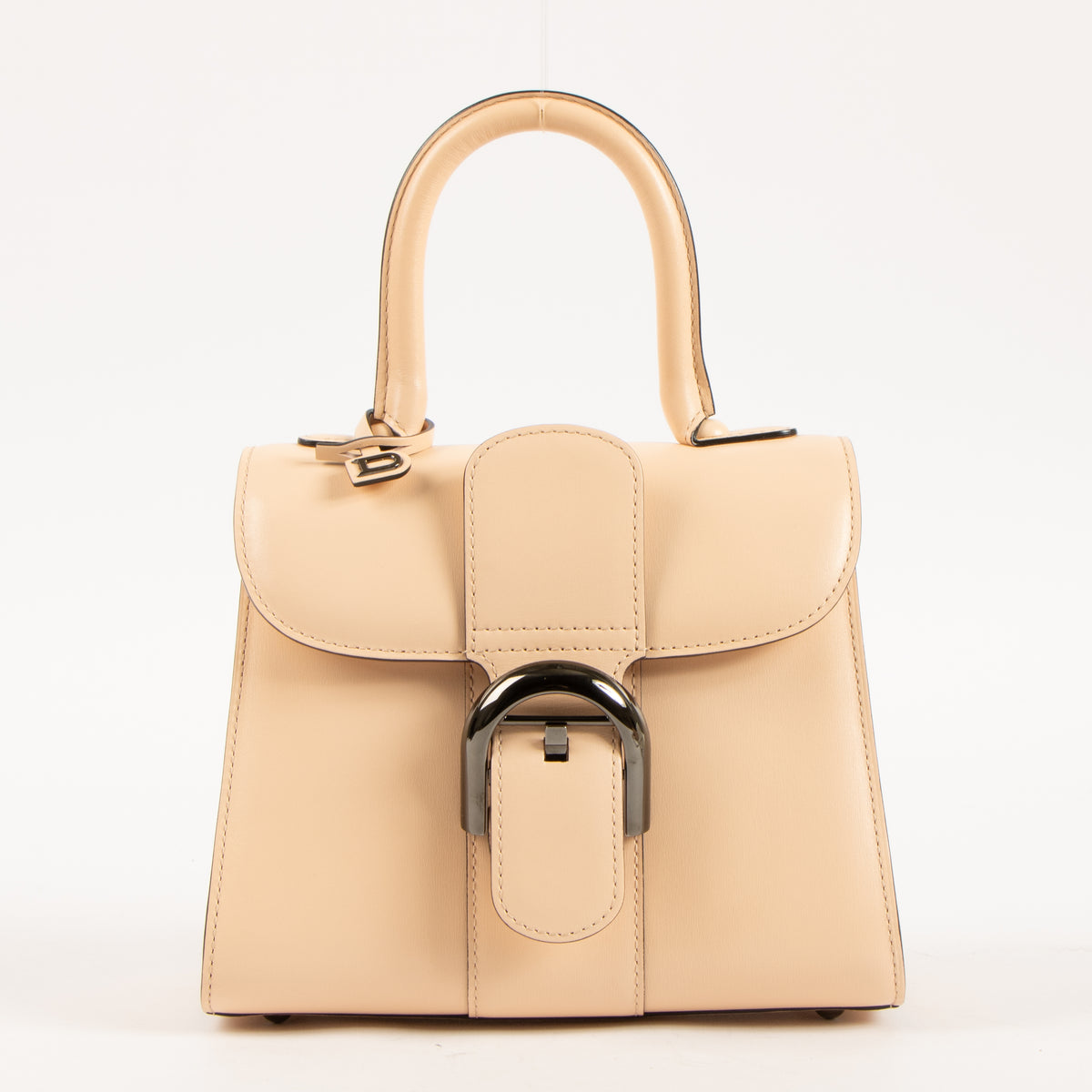 Delvaux Nude Box Calf Brillant Mini Bag