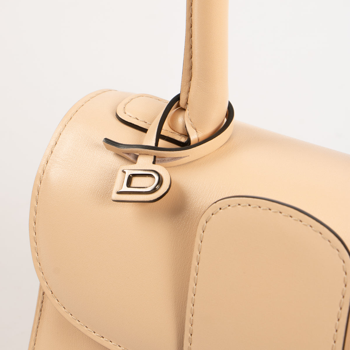 Delvaux Nude Box Calf Brillant Mini Bag