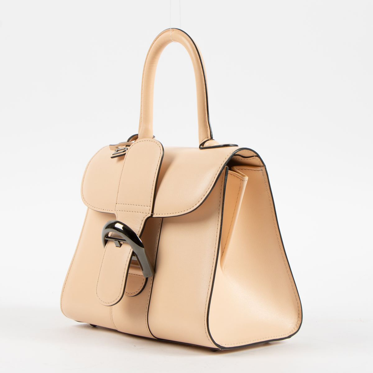 Delvaux Nude Box Calf Brillant Mini Bag