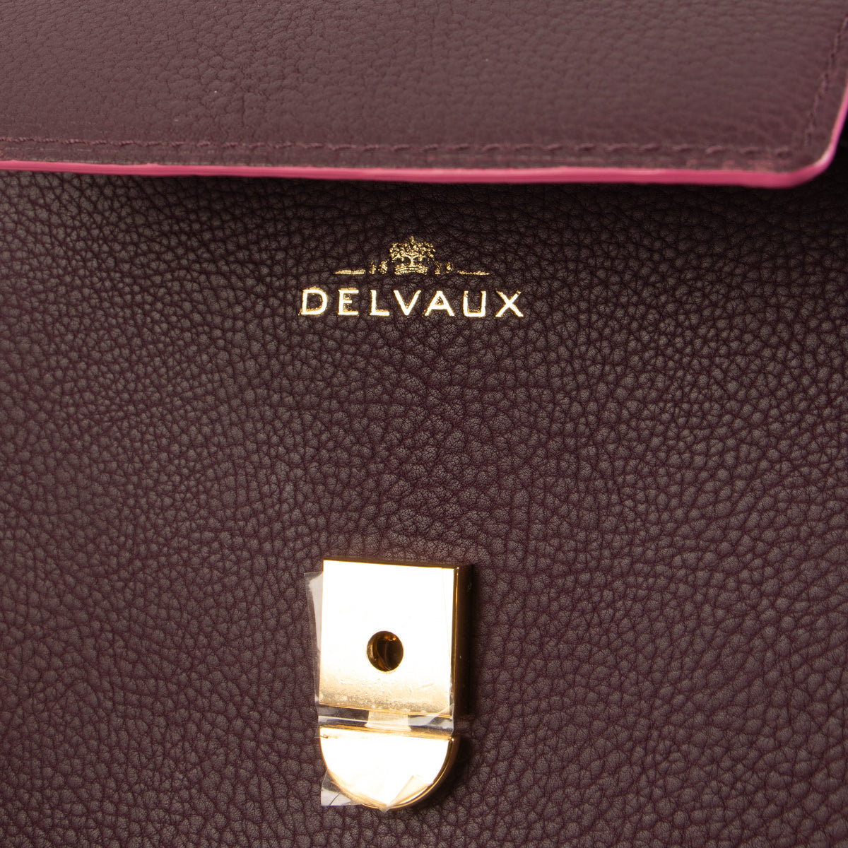 Delvaux Prune Crispy Calf Tempête GM Bag