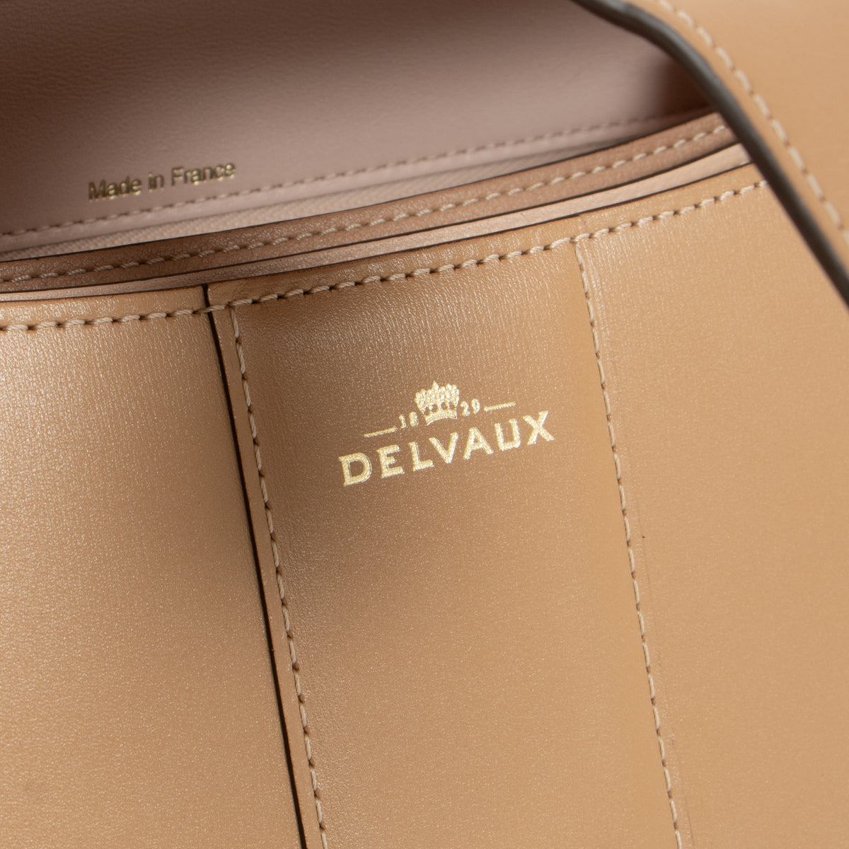 Delvaux Vison Box Calf Magic Brillant MM Bag